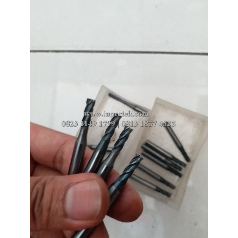 Executive Endmill 5 Carbide Bekas Endmill D 5 Carbide Mata Milling