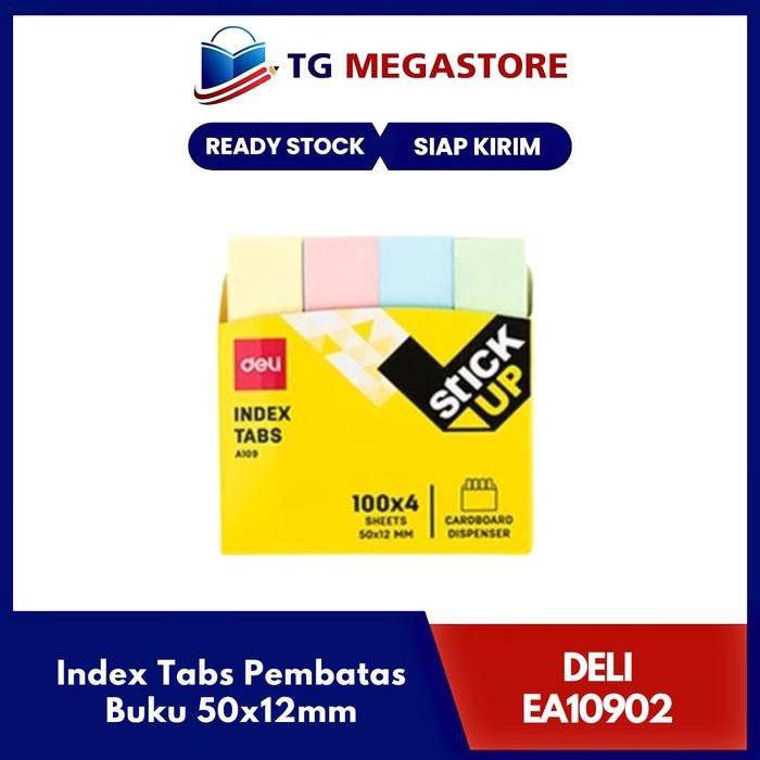 

Index Tabs Deli Pems Buku Soft Color 50x12mm 100 Lembar EA10902