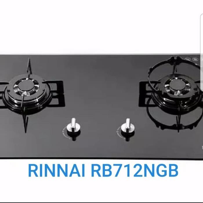 Kompor Gas Rinnai Rb712Ngb, Kompor Tanam Rinnai 2 Tungku, Kompor Kaca