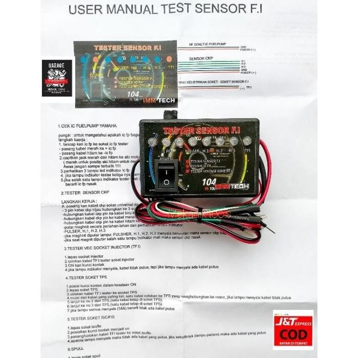 Alat Scanner Motor injeksi OBD 1 & 2 Multitester Motor Injeksi TERMURAH
