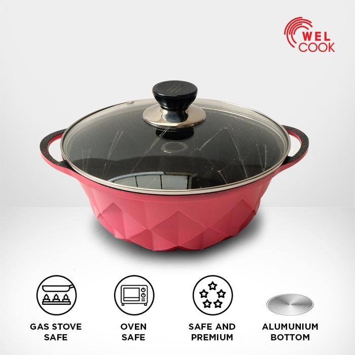 

Welcook Ruby Pan Series - Loyang Cetakan Kue & Bolu Gratis Ongkir