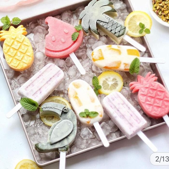 

Silicone Ice Popsicle Molds Chefmade Cetakan Es Loli Silikon Wk9440 Gratis Ongkir