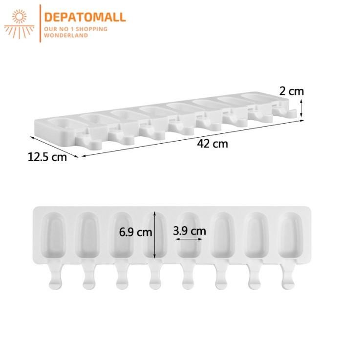 

Cetakan Ice Cream 8 Hole Silicone Silikon Mold Dessert Es Krim Lilin Gratis Ongkir