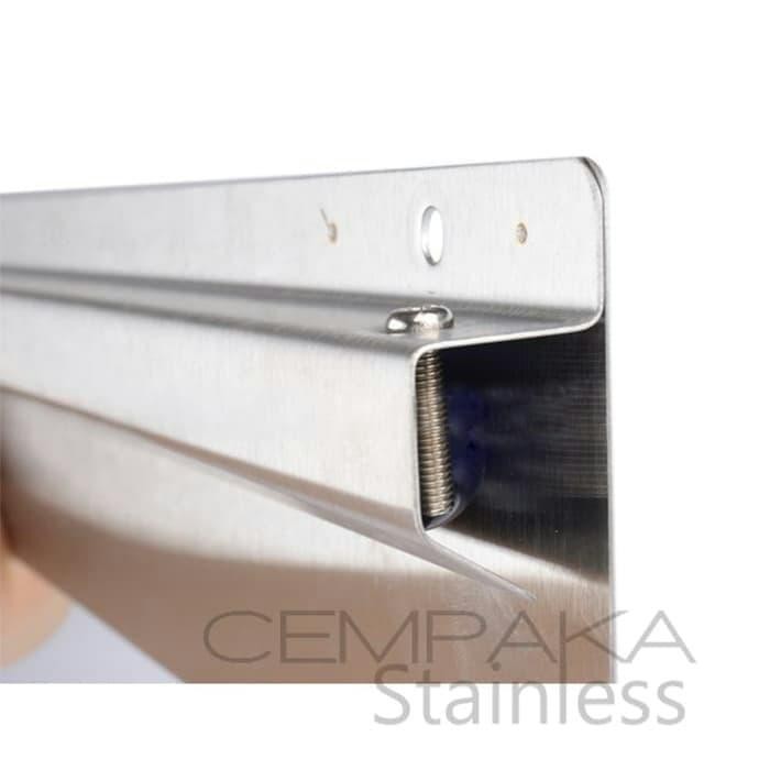 

Paper Bill Holder Stainless Steel Penjepit Menu Tagihan Mutu Pbh-500