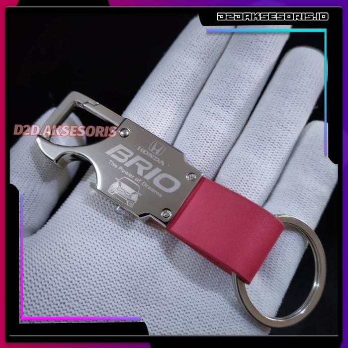 GANTUNGAN KUNCI SARUNG COVER REMOTE MOBIL HONDA NEW BRIO