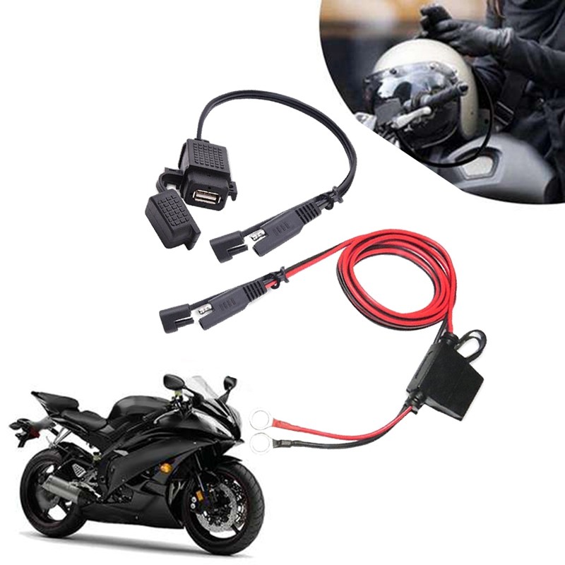 Waterproof Charger Charger Adapter SAE To USB Adapter Phone GPS Charging For Motorcycle