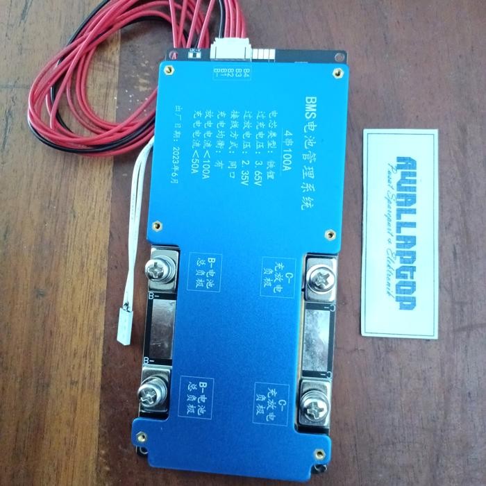 Bms Lifepo4 3.2V Bms 4S 12V 8S 24V 100A Baterai Protector Lithium Bms