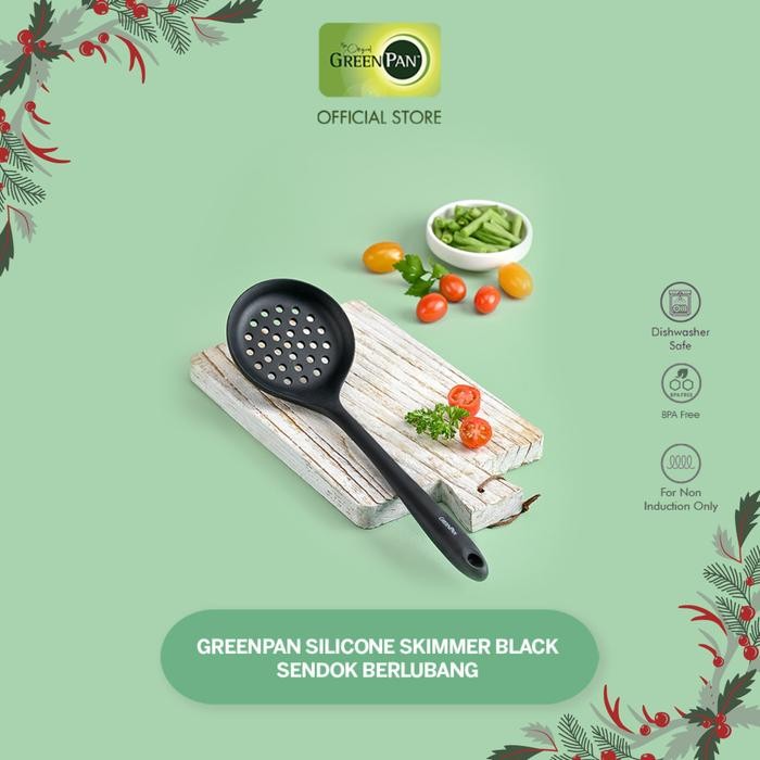 GREENPAN SILICONE SKIMMER BLACK
