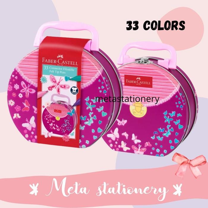 

Product Laris Connector Pen 33 Warna Hand Bag Tin Faber Castell Spidol Stationery