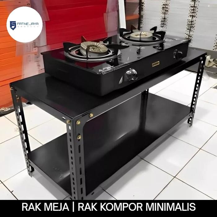 RAK BESI/MEJA SIKU LUBANG 2 SUSUN