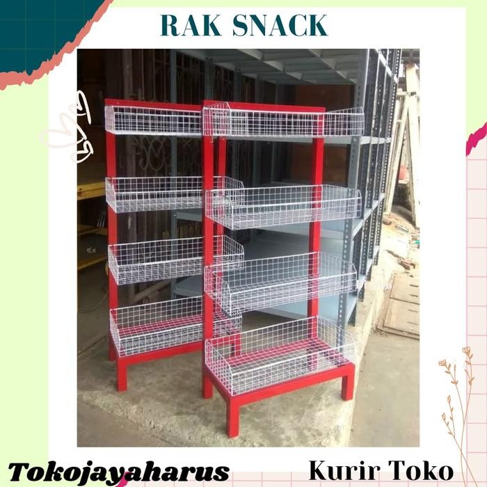 RAK CIKI WARUNG SERBAGUNA 4 SUSUN KERANJANG CIKI