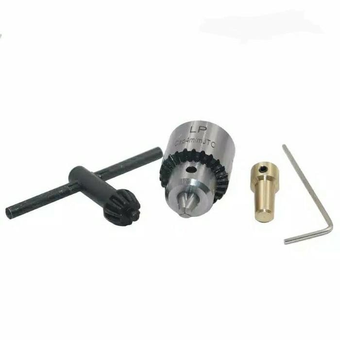 1 Paket Chuck Bor Dc Bor Mini Drill 3.14Mm 4Mm 3Mm Motor Dc 550 775