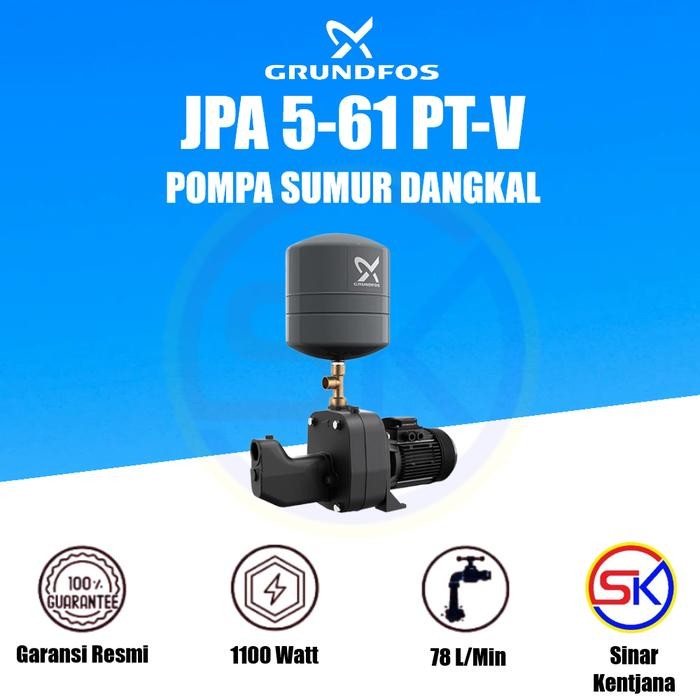 Terhemat Pompa Air Sumur Dangkal Grundfos Grundfos Jpa 5-61 Pt-V