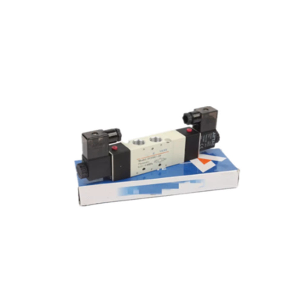 1Pcs 4V430C-15 5Ports 3Position Dual Solenoid Pneumatic Air Valve 1/2" BSPT 1Pcs 4V430C-15 5Ports