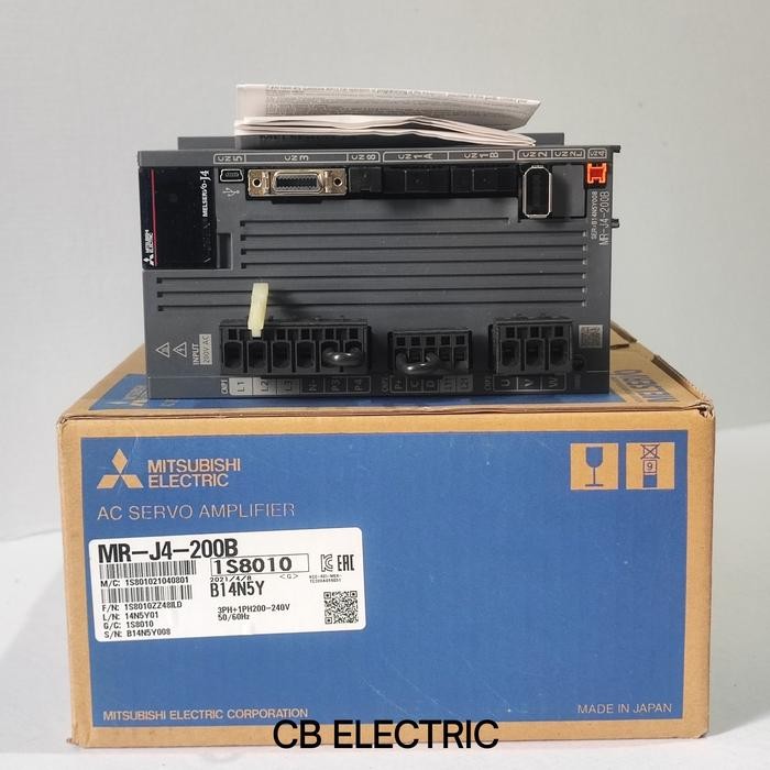 Mitsubishi Ac Servo Amplifier Mr-J4-200B