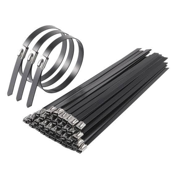 

Cable Ties Stainless Pvc Coated 7.9 X 500 Mm Vee Lock