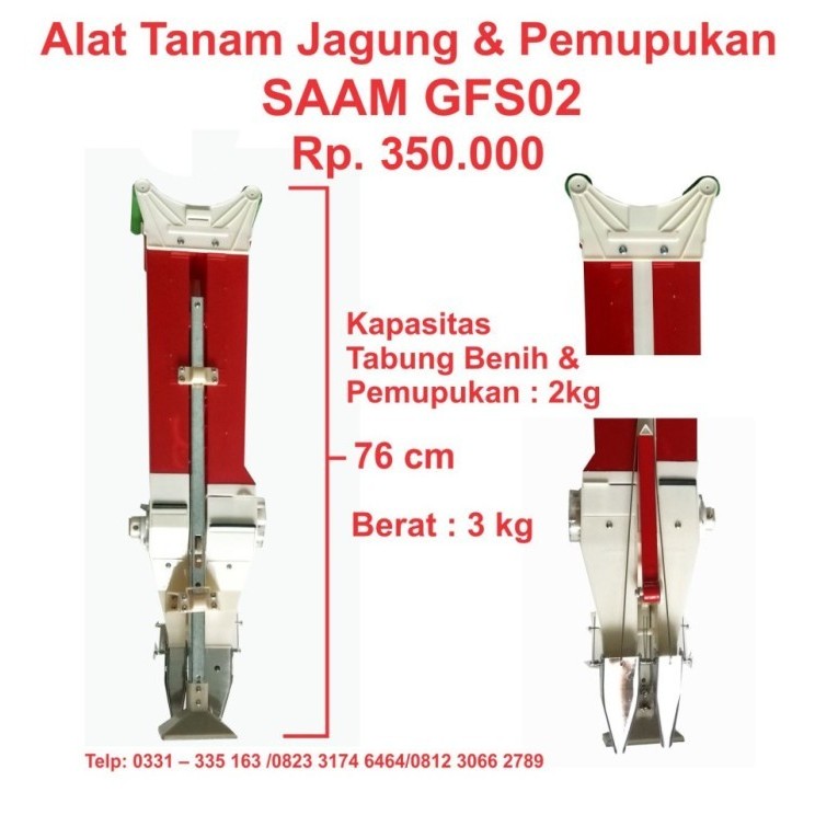 (Expert) Alat Tugal jagung / Corn Seeder / Alat Tanam Jagung SAAM-GFS02