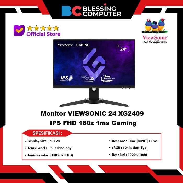 Monitor VIEWSONIC 24 XG2409 IPS FHD 180z 1ms Gaming