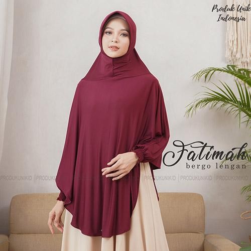 Hijab Lengan Fatimah Instan Premium Panjang Nyaman