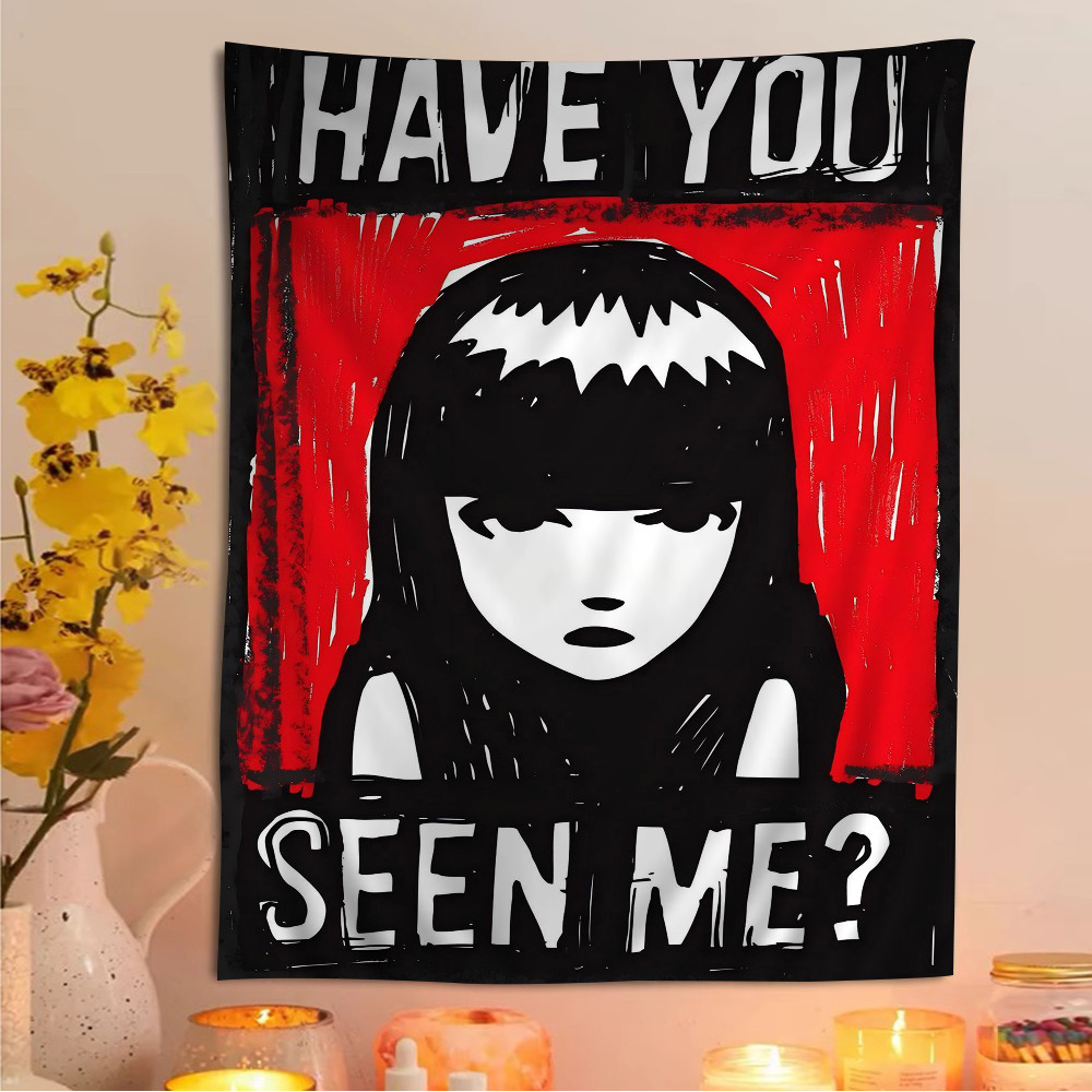 Comics Emily The Strange Colorful Tapestry Wall Hanging Hippie Wall Hanging Bohemian Tapestries