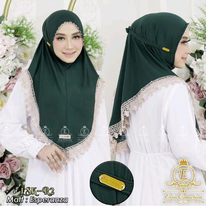 Jilbab kerut renda terbaru / bergo kerut / kerudung jersey renda / hijab instan kerut viral