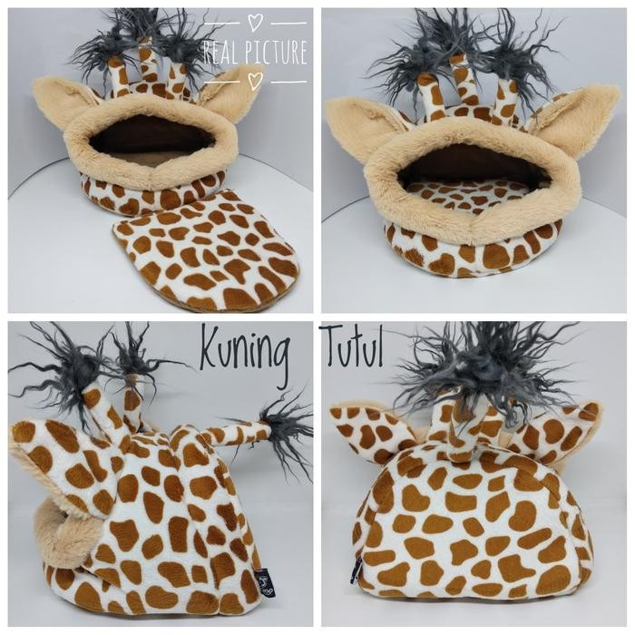 TEMPAT TIDUR LANDAK MINI MODEL HEWAN SLEEPING POUCH HIDING POUCH LAMIN les