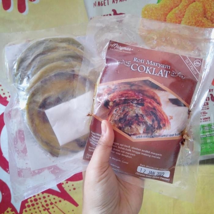 

New roti maryam marymar isi 5 pcs gula halus