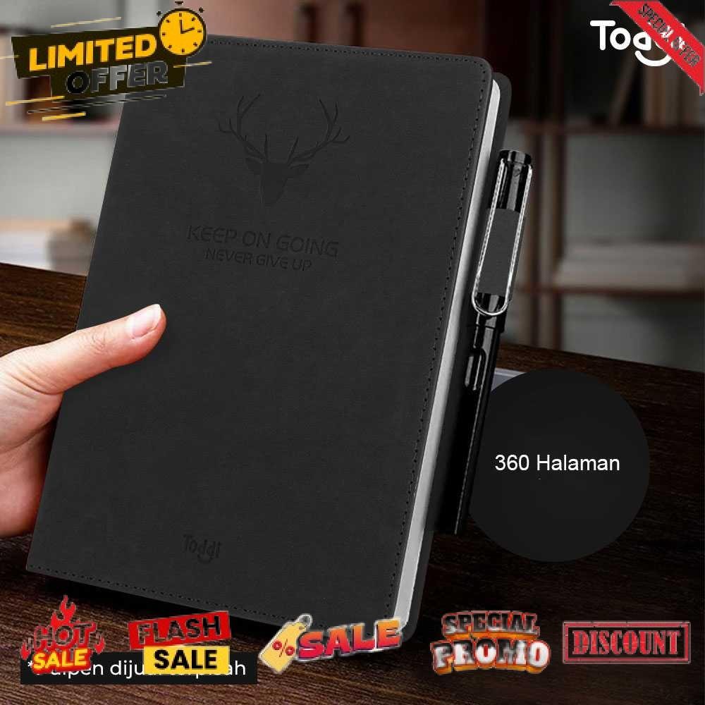 

Termurah Toddi Buku Jurnal Hardcover Notebook Diary 80 GSM 360 Halaman Grid - CW-5025 Diskon