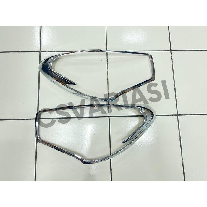 Head Lamp Garnish Lampu Depan New Sirion 2015 2016 2017 Chrome