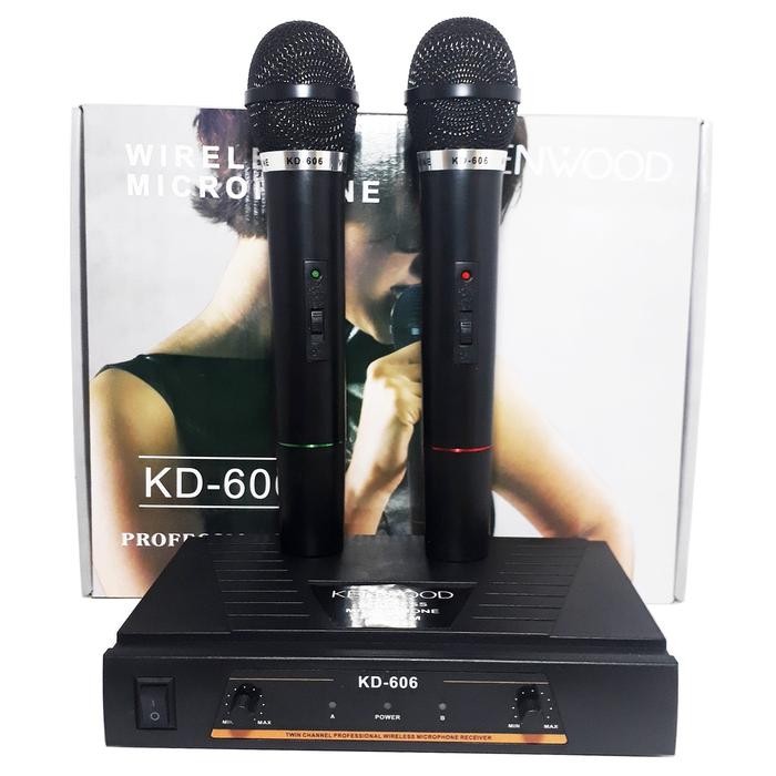 (Expert) KENWOOD KD-606 Microphone Wireless Mikrofon double mic