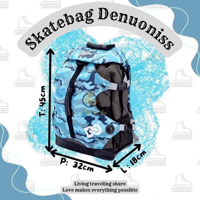 SKATE BAG DC MEDIUM INLINE SKATE / TAS SEPATU RODA DC Terlaris