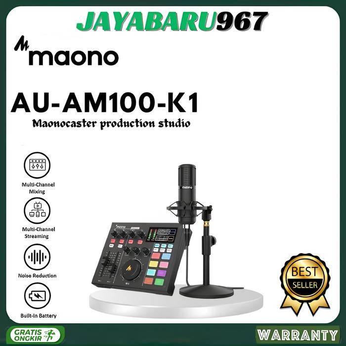 Maono Au-Am100 & Au-Am100-K1 & Au-Am200 Sound Card/Audio Xer Kit