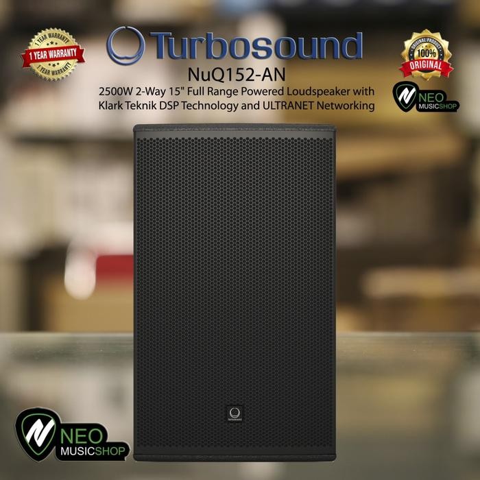Turbosound Nuq152-An 2500W 2-Way 15" Full Range Powered Speaker