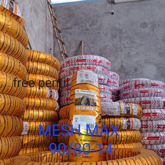 Ban ASCENDO MESH MAX Tubless 100/80-14 , 90/80-14 , Free Pentil