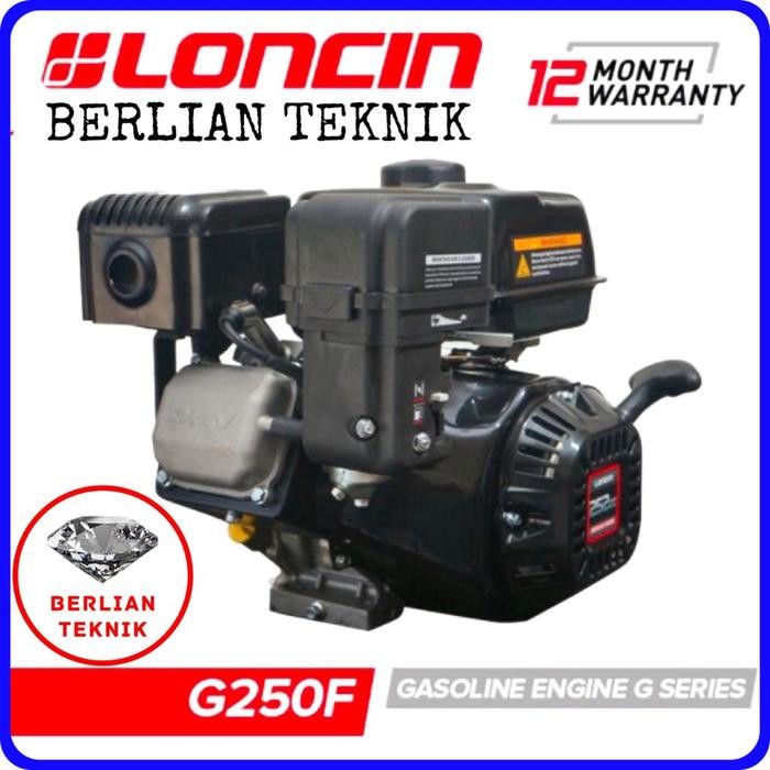 Mesin Penggerak Bensin Engine Gasoline Loncin G250F / 8.5 HP