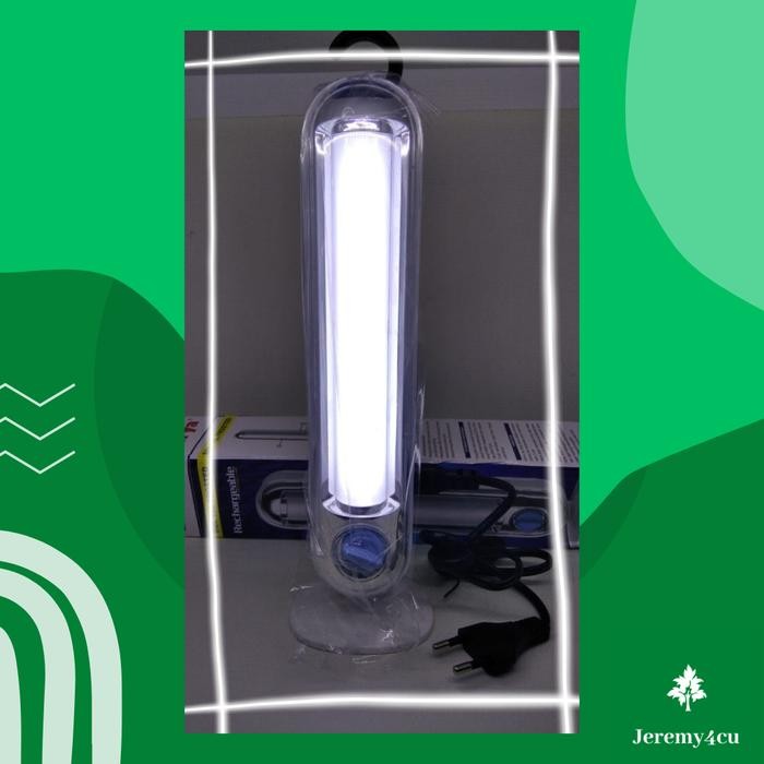 Lampu Led Darurat Rechargeable Otomatis Nyala Ketika Mati Listrik