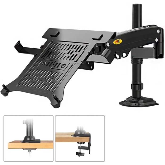 Bracket Laptop Notebook Holder Stand Plate Mount Oximus EV-02