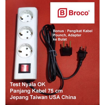 BEST COLOKAN LISTRIK OVER STEKER JEPANG JAPAN US ADAPTER PLUG TAIWAN CHINA