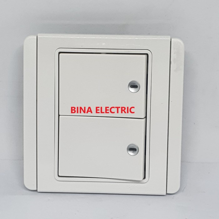 BEST SAKLAR SERI SCHNEIDER NEO / SAKELAR DOUBLE SCHNEIDER NEO HORIZONTAL