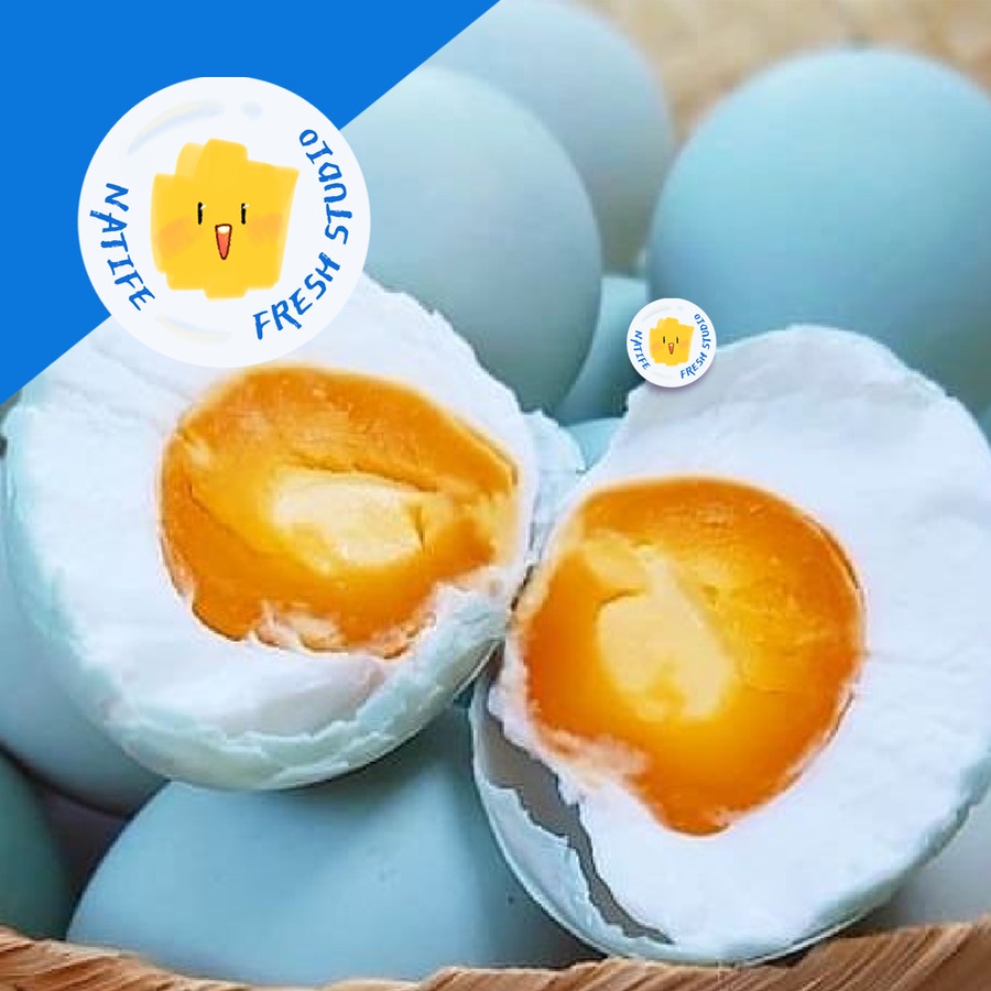 

TELUR Asin Matang 1 pc | Boiled Salted Duck Egg Telur Bebek Matang SEGAR FRESH