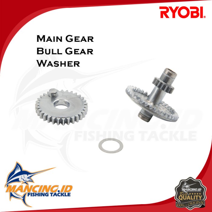 RYOBI MAIN GEAR MATURITY SPAREPART REEL POWER HANDLE DRIVE GEAR KODE 247