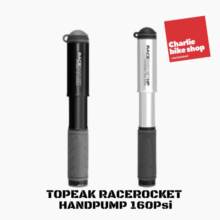 Pompa Tangan Topeak Race Rocket Hp - Hand Pump Max 160 Psi