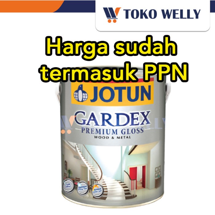 TERBARU Cat Jotun Gardex Premium Gloss / Cat Kayu Besi Jotun / galon 5 kg