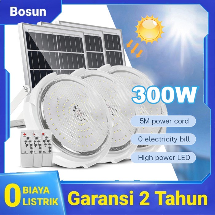 lampu solar cell otomatis hias gantung lampu tenaga surya tahan + RC