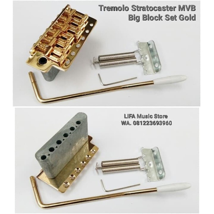 Tremolo stratocaster MVB set gold