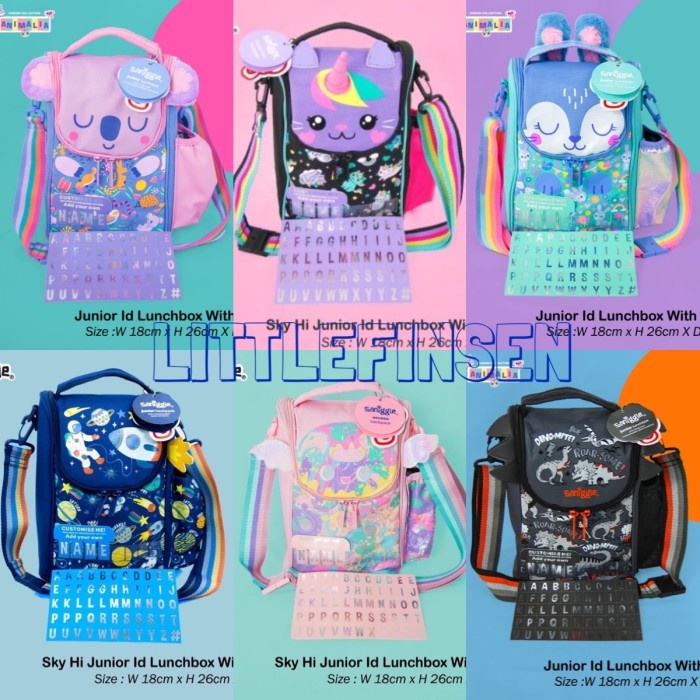 SMIGGLE sky hi lunch bag/tas selempang smiggle/tas makan smiggle nama