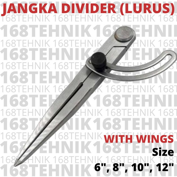 

TERBARU JANGKA BESI 18" JANGKA LURUS SAYAP 18 WING COMPASS CALIPER 18 INCH COD