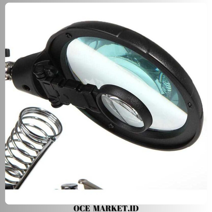 

TERBARU ALAT PEGANGAN SOLDER KACA PEMBESAR LED 3 LENSA - HITAM PACKING AMAN