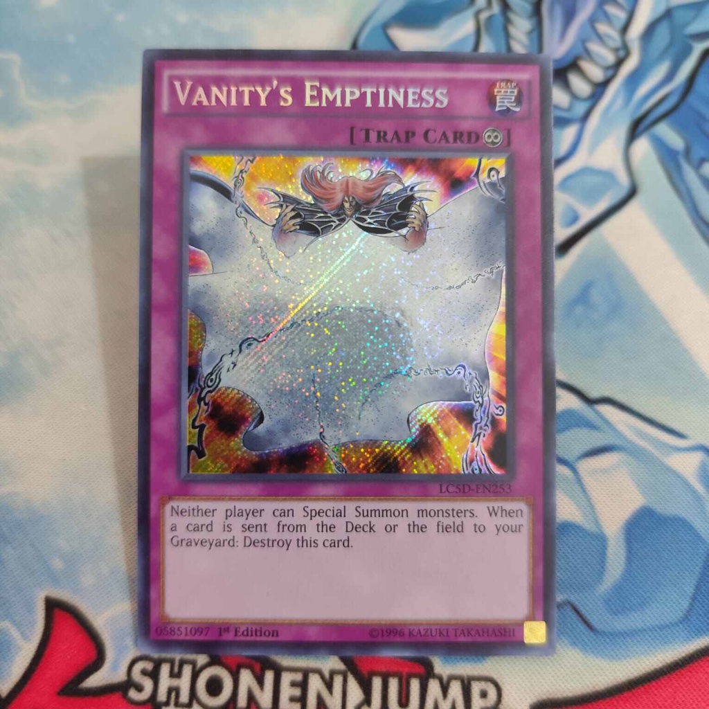 yugioh vanity's emptiness LC5D secret rare  original