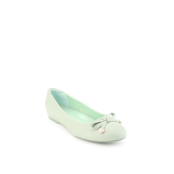 KODE B NCY Shoes Sepatu Wanita LAINEY Flatshoes Warna Hijau Sage